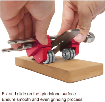 Honing Guide Tool - Sharp Pebble Honing Guide, Chisel Sharpening Kit Guide, Adjustable Fixed Angle Woodworking Sharpener For Flexible Utilization On Wooden Chisels, Planers, Carving Knives