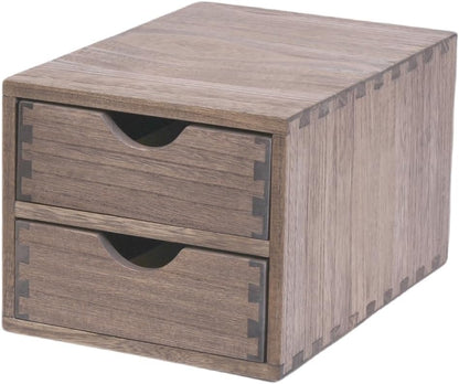 DDYURI Drawer Organizer Coffee Pod Holder - Kitchen Cutlery Storage Accessories/ K-Cup Drawers with Detachable Wooden Partition - Coffee Capsules Organization Counter - Wood desktop Small Cabinets