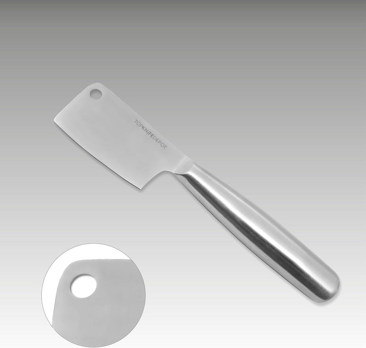TopKnife 2-Pc Firm Cheese Knife Set - Magnetic Box Included