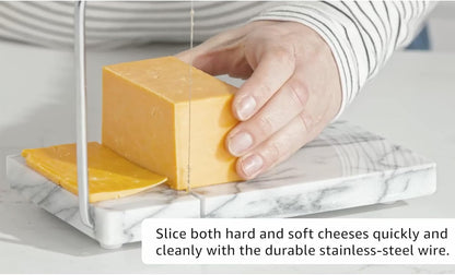 Fox Run Brands 3841COM Fox Run 3841 Marble Cheese Slicer, White