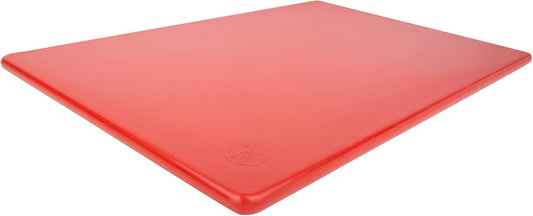 Commercial Grade Plastic Cutting Board 18 x 12 x 1/2 Thick High Density White Poly, NSF Certified and Dishwasher Safe for Food Service