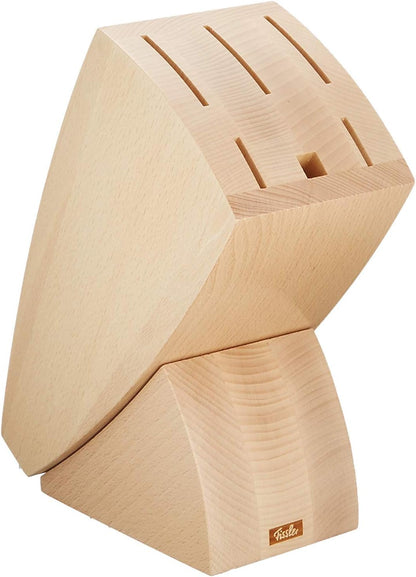 Fissler FIS7103 Beechwood Knife Block, Brown