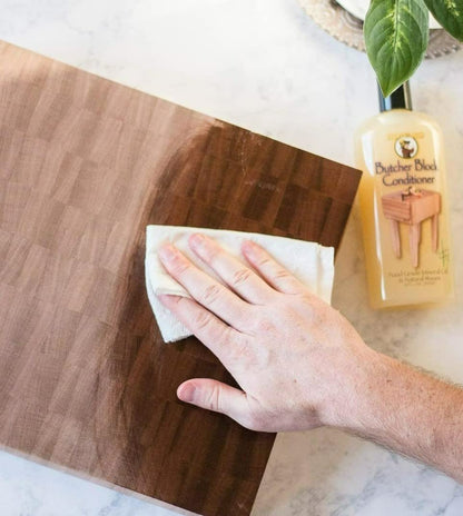 Howard Products Butcher Block Conditioner and Food Grade Mineral Oil for Wood Cutting Boards, 12 Fl Oz - Enhanced Wood Care