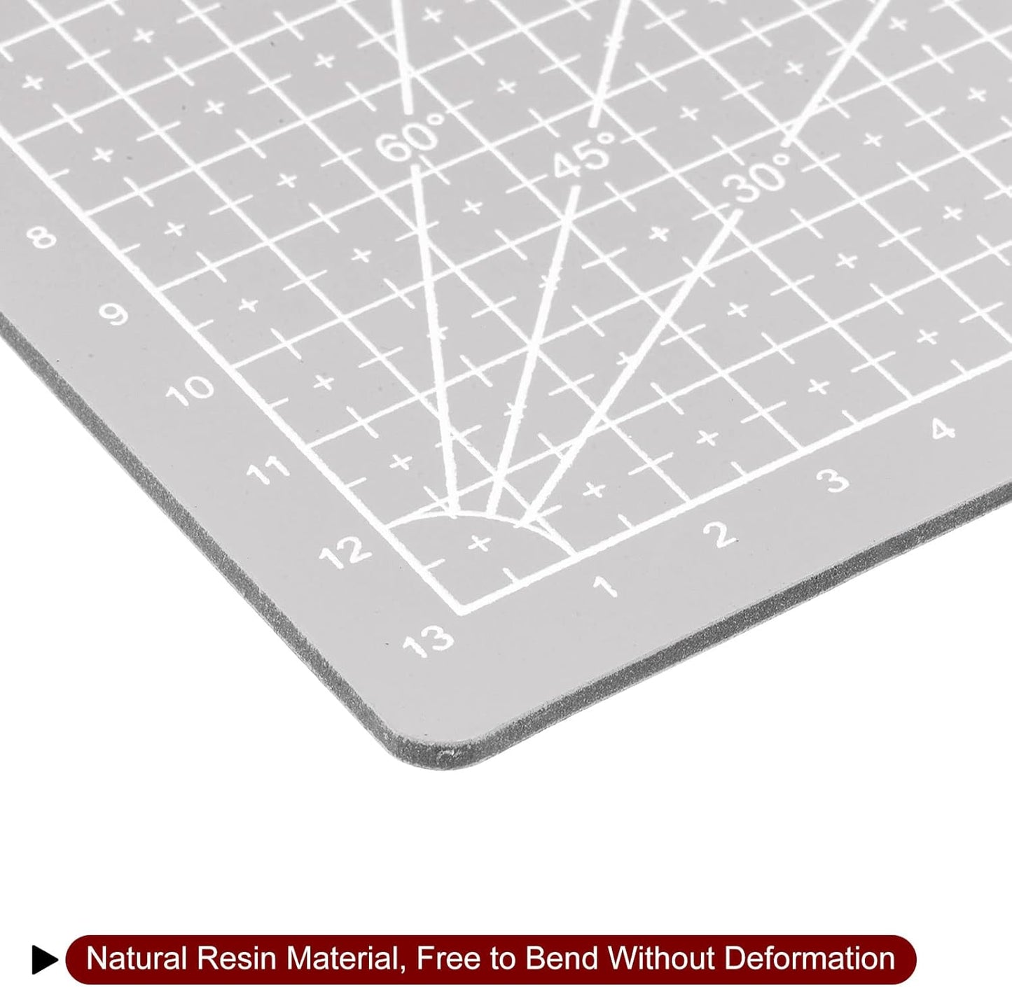 HARFINGTON A5 Self-Healing Cutting Mat 9"x6" Craft Cutting Board for DIY Art Work Sewing Cutting, Black