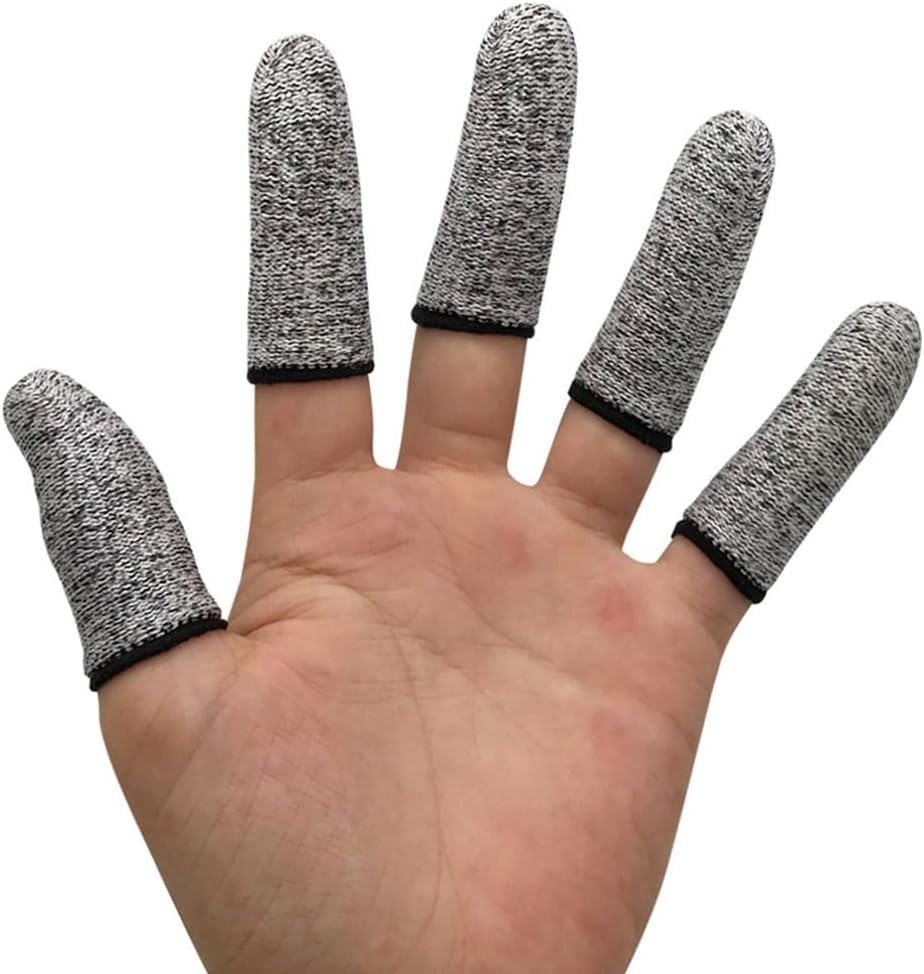 30 Pack Rotary Tool Finger Cots Cut Resistant Protector Finger Covers Finger Guards for Mini Cordless Rotary Tool Stone Carving Polishing Diamond Burrs Jewelry Polisher Polishing Buffing Wheel