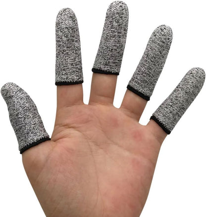 30 Pack Rotary Tool Finger Cots Cut Resistant Protector Finger Covers Finger Guards for Mini Cordless Rotary Tool Stone Carving Polishing Diamond Burrs Jewelry Polisher Polishing Buffing Wheel