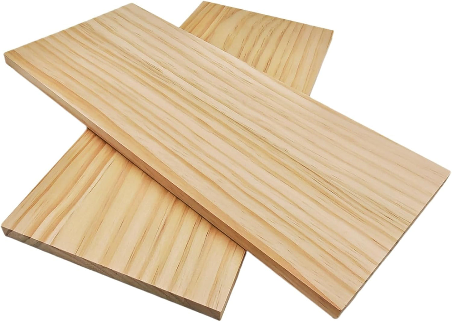 4PCS Rectangle Wood Boards Unfinished Wood Blocks for Crafting, 8x6x1in Blank Whittling Wooden Blocks for Wood Carving,Painting & Burning