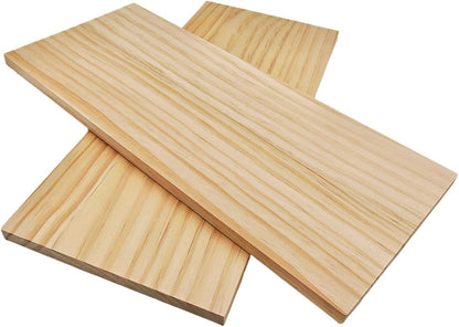 4PCS Rectangle Wood Boards Unfinished Wood Blocks for Crafting, 8x6x1in Blank Whittling Wooden Blocks for Wood Carving,Painting & Burning