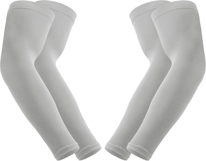 Arm Sleeves for Men Women, UV Sun Protection Compression Cooling Summer Arm Sleeves for Volleyball Basketball Sports