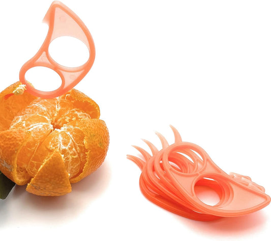 5 Pack Dual-Ring Citrus Fruit Orange Peeler Tool, Pomegranate Openner, Easy Cutter Remover Peeler Kitchen Accessories Replacements for Knife Tool Kitchen Gadget