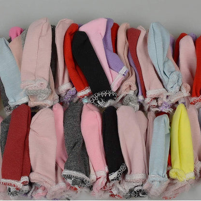 GSHLLO 50 PCS Cotton Finger Cots Gloves Finger Guards Protective Fingertip Cover Sleeves for Men Womens