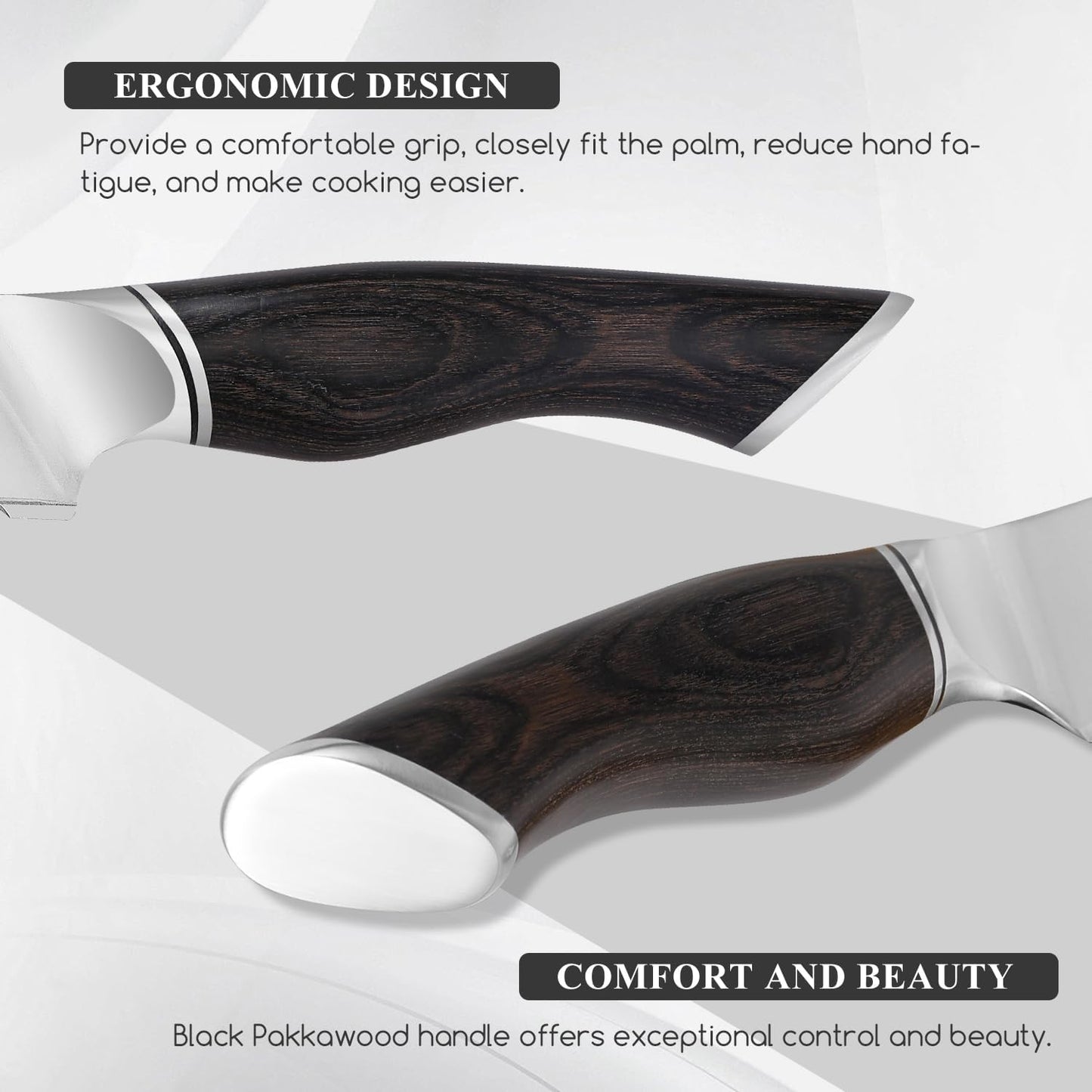 SHANGDAO 7 Inch Japanese Santoku Chef Knife, VG10 Stainless Steel Kitchen Cooking Knife with Pakkawood Handle Gift Box
