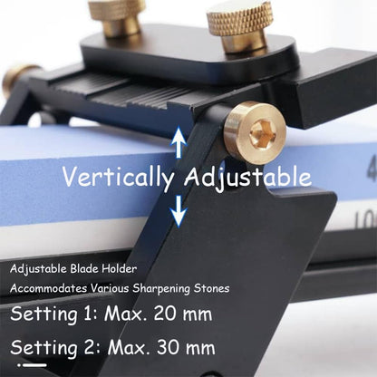Chisel Sharpening Jig,Chisel Sharpener,Professional-Sharpener-Whetstones-Fixed-Angle-Sharpening,Sharpening Sled,Wood Honing Guide for Chisels and Planes (400/1000#)