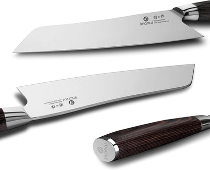 imarku Santoku Knife-Super Sharp Chef Knife Made of High Carbon Stainless Steel, Kitchen Knife with Ergonomic Handle, Great Sharp Knife on Christmas and Birthday for Her Him