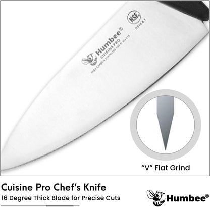 7.5-Inch Nakiri Knife, High Carbon Stainless Steel Hollow Grind Blade, Razor Sharp Edge, Ergonomic Non-Slip Handle, Cleaver Style, DT-50 Series, Orange