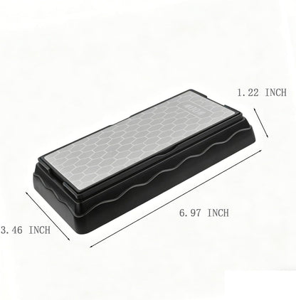 Diamond Sharpening Stone Set,8 Pcs Diamond Lapping Plate Coarse/Medium/Fine Grit Sharpener,240/400/600/800/1000/1500/2000/3000 Grit，Perfect Assistance Sharpener Angle Guide