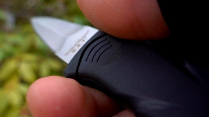 Smith & Wesson SWHRT3BF 7.5in High Carbon S.S. Full Tang Fixed Blade Knife with 3.5in False Edge Blade and TPR Handle for Outdoor, Tactical, Survival and EDC