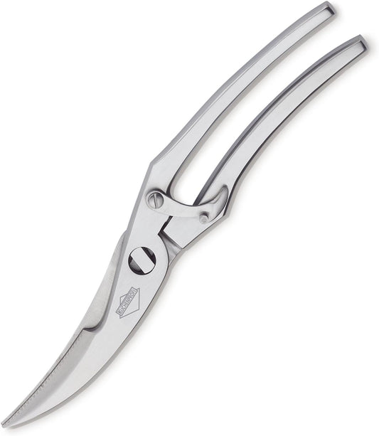 Küchenprofi Curved Poultry and Game Shears, 10-Inch Stainless Steel/Black - Heavy Duty Professional Kitchen Food Scissors - Poultry Shear