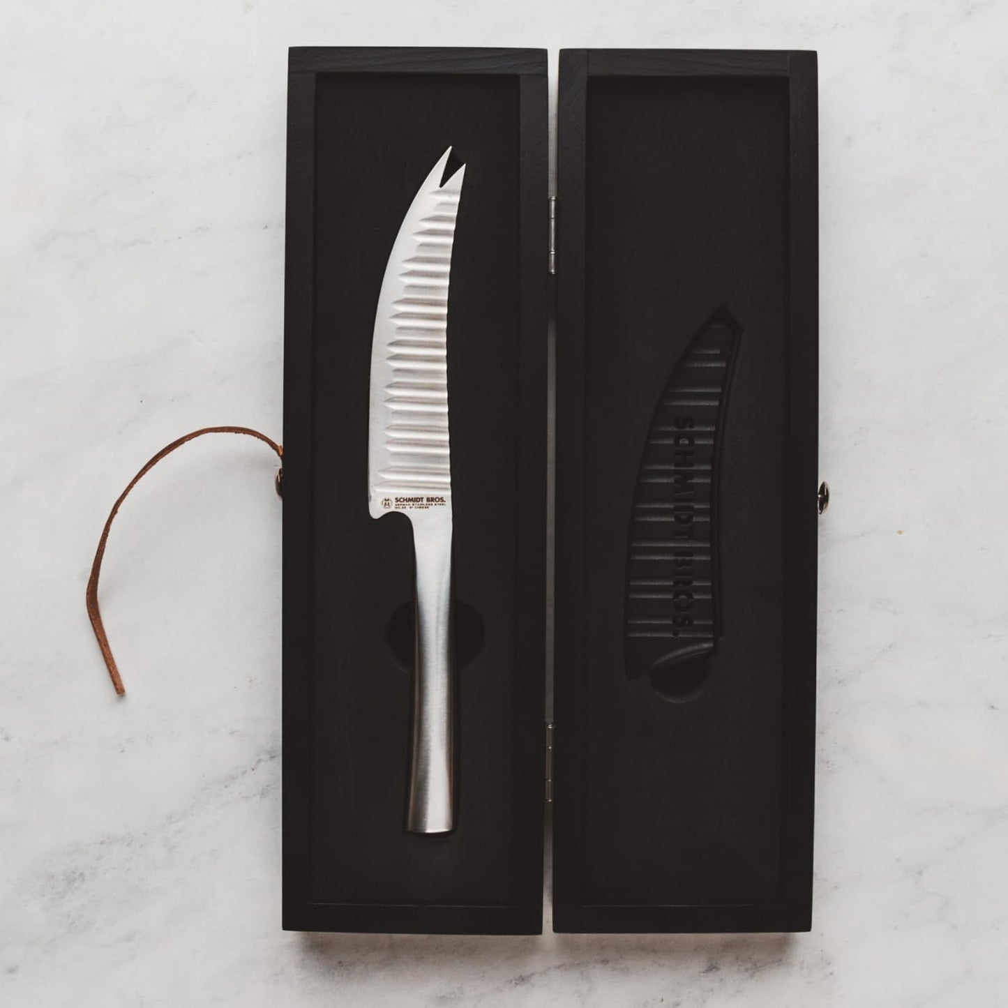 Schmidt Bros. Evolution 7" Nakiri Knife, High-Carbon German Stainless Steel Cutlery in a Wood Gift Box