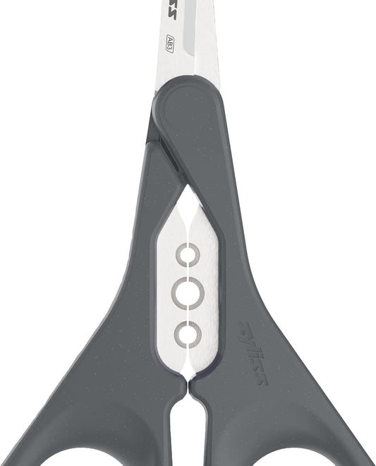 Zyliss Herb Snippers with Integrated Stem Stripper – Precision Blade Kitchen Scissors for Fresh Herbs, Parsley, Cilantro & Chives – Ergonomic Wheat Straw Handle, Left/Right-Handed, Dishwasher Safe