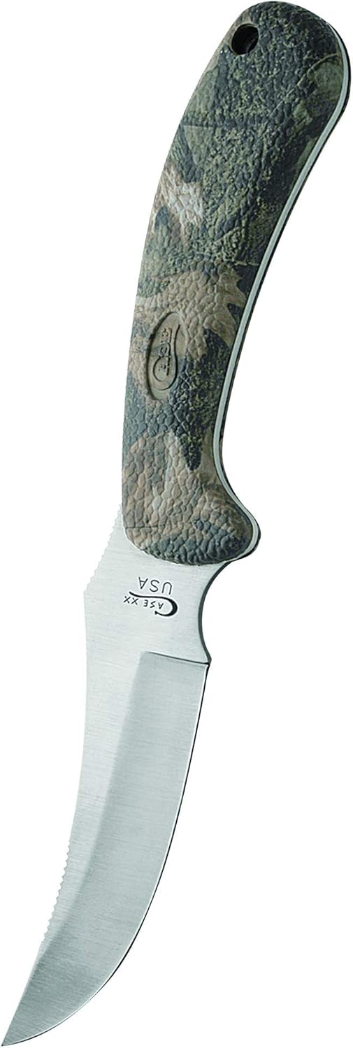 Case WR XX Pocket Knife Ridgeback Hunter Black Zytel Handle W/Nylon Sheath Item #362 - (Ridgeback Hunter)
