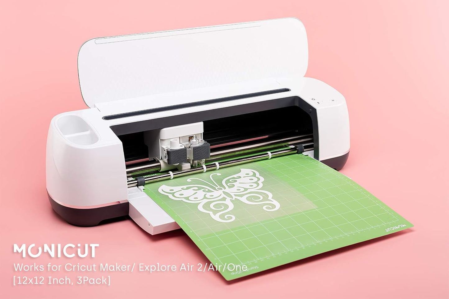 12x24 Stronggrip Cutting Mat for Cricut Maker 3/Maker/Explore 3/Air 2/Air/One, 3 Pcs Non-Slip Flexible Cutting Mats for Crafts, Quilting, Sewing and all Arts