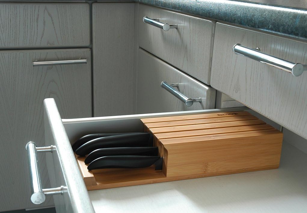 Kyocera KBLOCK3 Bamboo 3-Slot Knife Block
