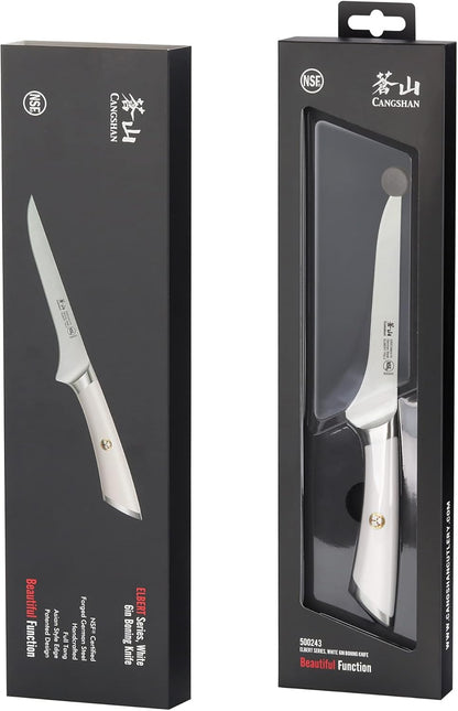 Cangshan ELBERT Series German Steel Forged 6" Boning Knife (Black)