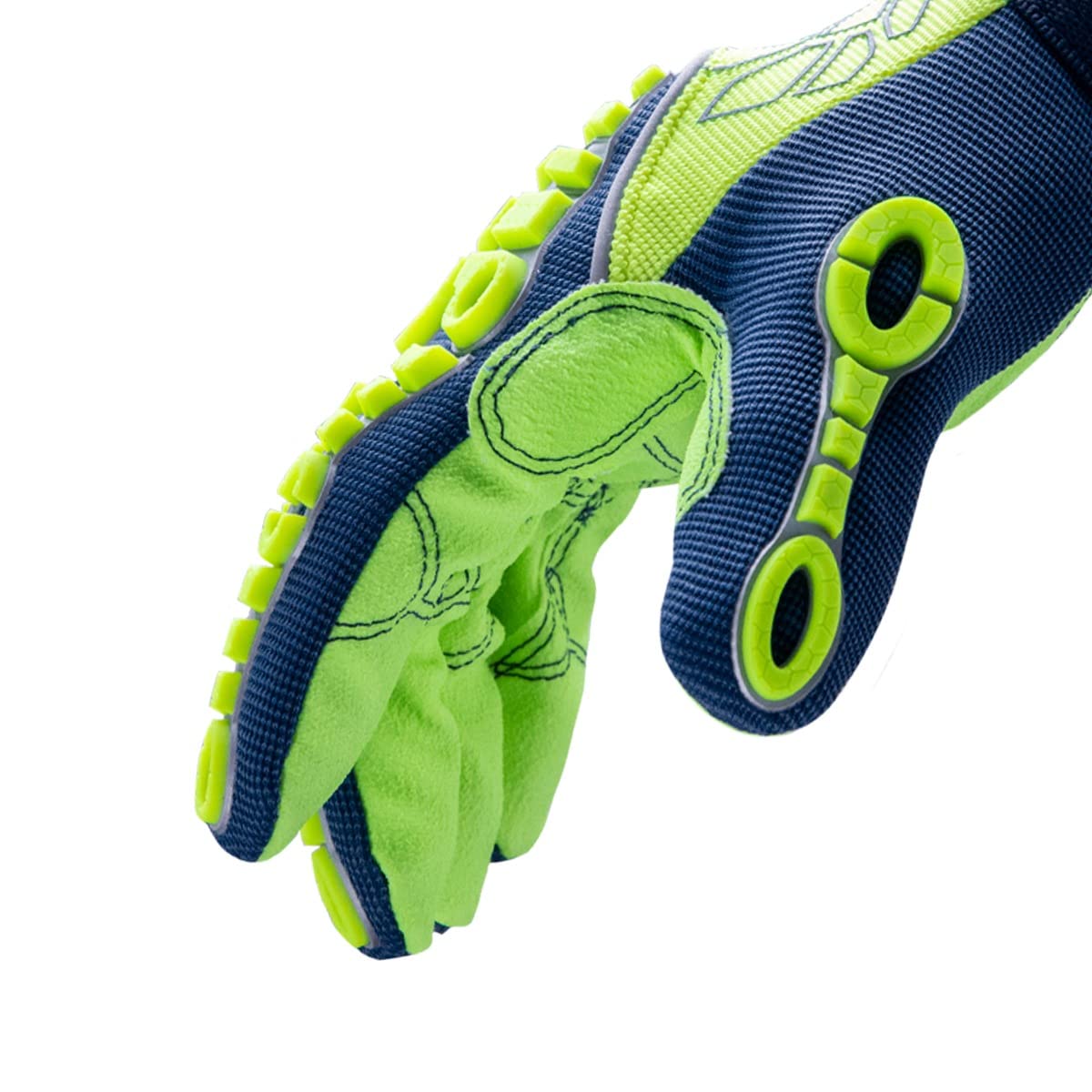 HexArmor Cut-Resistant Impact Protection PU Palm Work Gloves | Rig Lizard® Series 2095 | Large