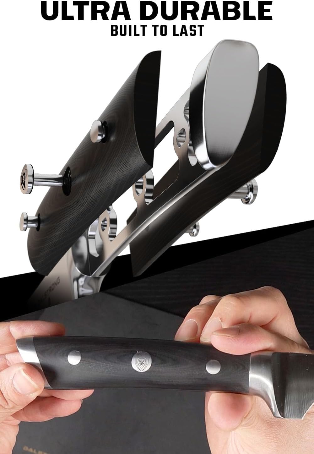 Dalstrong Spanish Style Meat & Ham Slicer - 12 inch - Gladiator Series Elite - German High Carbon Steel - w/Sheath - NSF Certified