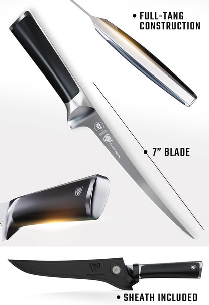 Dalstrong Slicing & Carving Knife - 12 inch - Vanquish Series - Forged High Carbon German Steel - POM Handle - Professional Kitchen Knife Gift - Razor Sharp Slicer Knife - NSF Certified