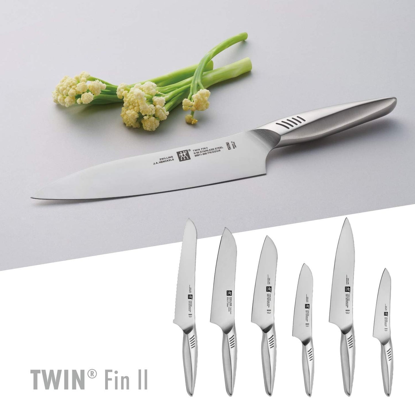 Zwilling J.A. Henckels Japan 30910-003 Twin Fin 2 Self-Sharpening Knife Block Set Knife Sharpener Sharpener