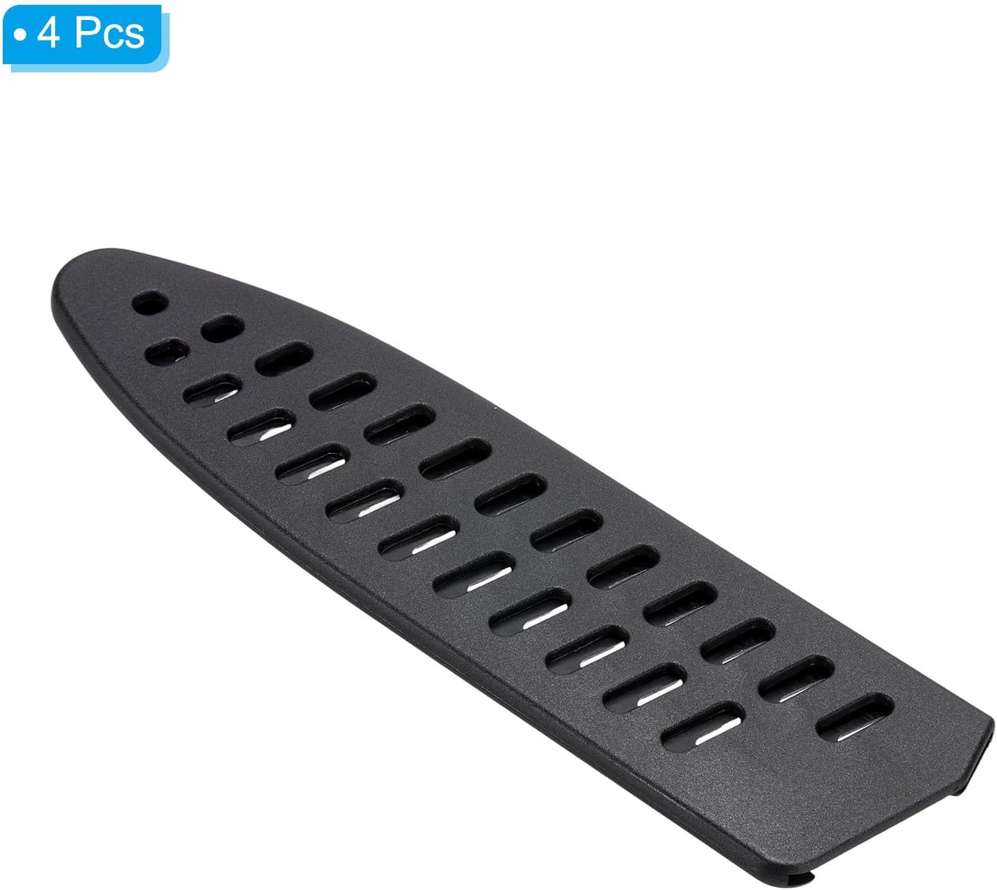 PATIKIL PP Safety Knife Cover Sleeves for 6" Chef Knife, 3 Pack Knives Edge Guard Blade Protector Universal Knife Sheath Portable for Kitchen, Black
