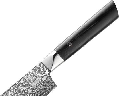 zayiko Limited Edition Copper Damascus Chef’s Knife – 8.3" Kiritsuke Blade | Damascus Steel with VG10 Core & Copper Texture | Maple Wood Handle | Professional Kitchen Knife in Gift Box