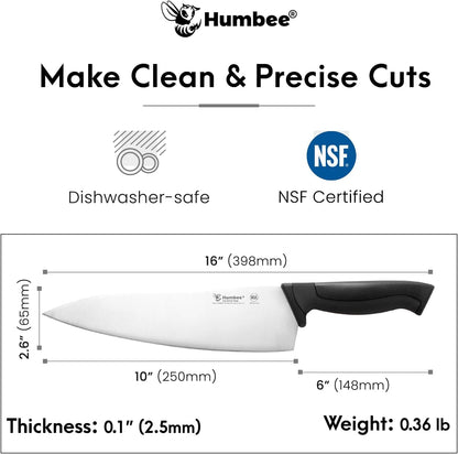 7.5-Inch Nakiri Knife, High Carbon Stainless Steel Hollow Grind Blade, Razor Sharp Edge, Ergonomic Non-Slip Handle, Cleaver Style, DT-50 Series, Orange