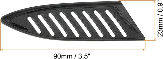 PATIKIL PP Safety Knife Cover Sleeves for 4" Ceramic Knife, 5 Pack Knives Edge Guard Blade Protector Universal Knife Sheath for Kitchen Chef Knife, Black