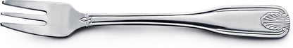 New Star Foodservice 58321 Shell Pattern, 18/0 Stainless Steel, Oyster Fork, 6-Inch, Set of 12