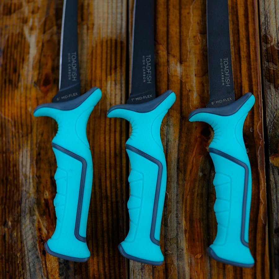 Toadfish 8" Fixed Fillet Knife with Sheath