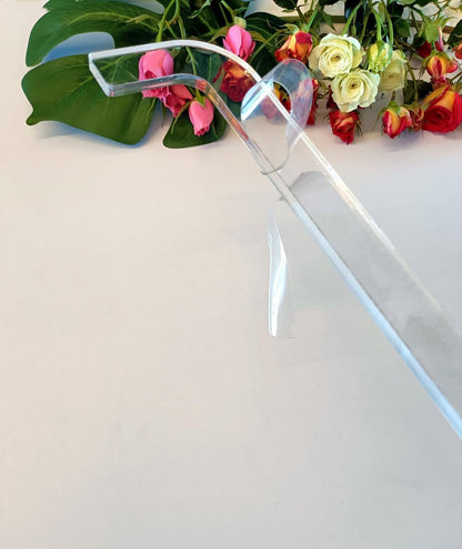 Bread Knife Handle Router Template – 15.9"x2.25" Laser-Cut Acrylic Guide for Custom Wooden Bow Knives & Handmade Kitchen Tools (15.9"x2.25")
