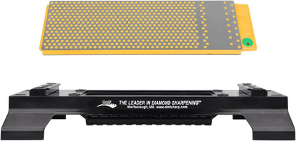 DMT WM8FC-WB DuoSharp Double-Sided Diamond Whetstone, Fine/Coarse (600/325) Diamond Sharpening Stone with Base, 8-Inch