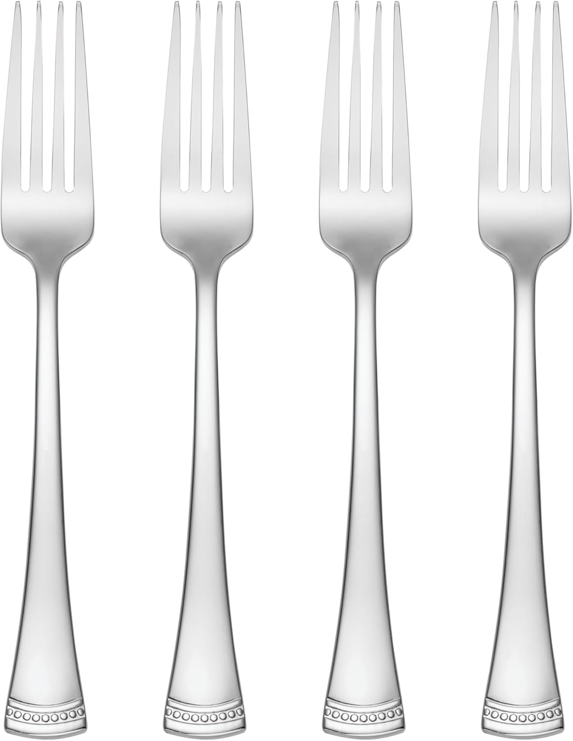 Lenox Silverware Set, Portola 12-Piece Steak Knife Flatware Set, Service For 12, Made Of 18/10 Stainless Steel, Dishwasher Safe, Home And Kitchen Utensils, Knives, Cutlery (Silver, 12 Piece)