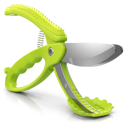 Stainless Steel Poultry Shears – Heavy Duty Kitchen Shears for Food with Hardened Blades, One-Hand Safety Lock, Spring Mechanism, Dishwasher Safe – Chicken, Meat Cutting, Turkey, Fish, and Vegetables