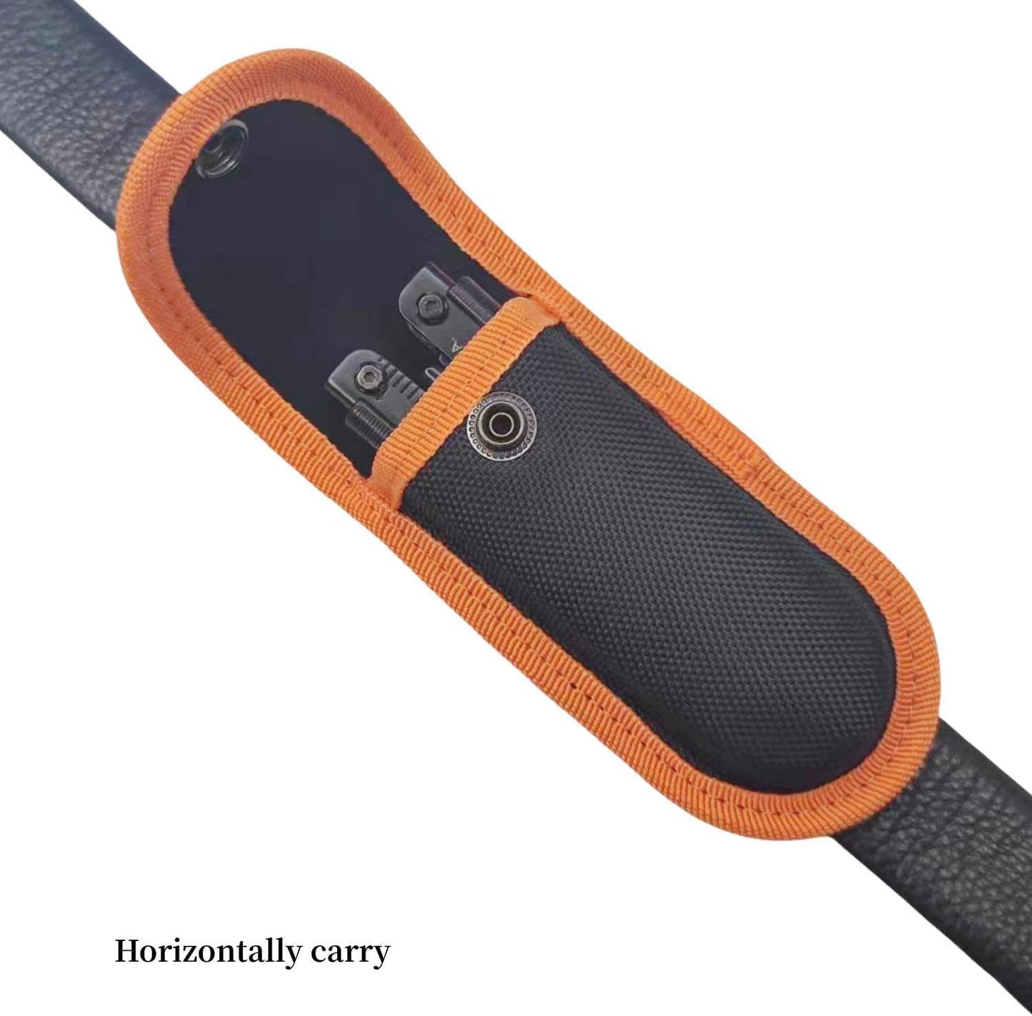 Nylon Sheath for 4''-4.25'' Multitool Knife,Horizontally Carry Knife Pouch Fits 4.25''-4.5'' Wide Folding Pocket Knife,Leatherman Tool Case,EDC Belt Holder COHOMELARS (Small Size)