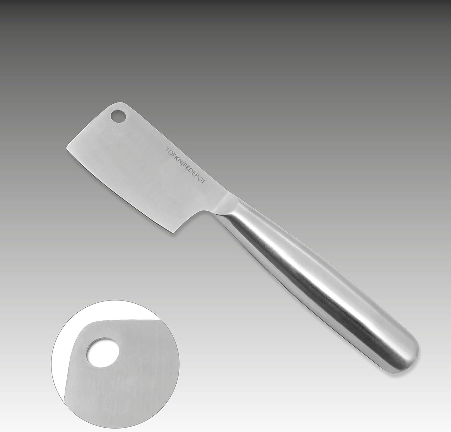 TopKnife 2-Pc Firm Cheese Knife Set - Magnetic Box Included