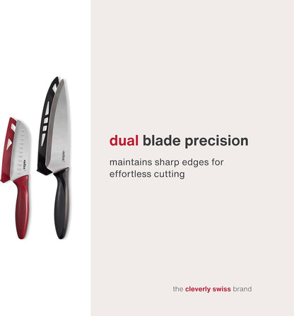 ZYLISS 2-Piece Paring Knife Set with Sheath Covers