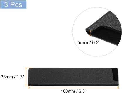 uxcell 3Pcs Knife Edge Guards 5.9"x1" ABS Knife Cover Sleeves Knife Case Blade Protector Universal Knife Sheath for Home Kitchen Knife