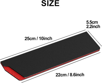 Knife Guard, RISHTEN 8 Inch x 2 Inch Knife Edge Guards 2 Pack Universal Blade Covers Non-Scratch Felt Lining Kitchen Knives Covers