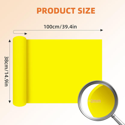 39"x15" EVA Foam Roll, 86 kg/m3 High Density 2MM Thick Foam Sheets, Flexible & Easy to Cut Ideal Material for Cosplay Supplies, DIY Projects, Drawer Mat, Crafts and Arts（1Pack Black)