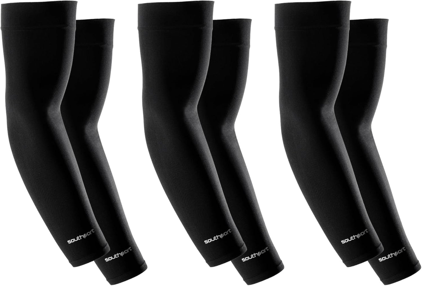 SOUTHPORT Arm Sleeve, Cooling UPF 50+ UV Sun Protection Sports Compression for Men/Women Arm Sleeves