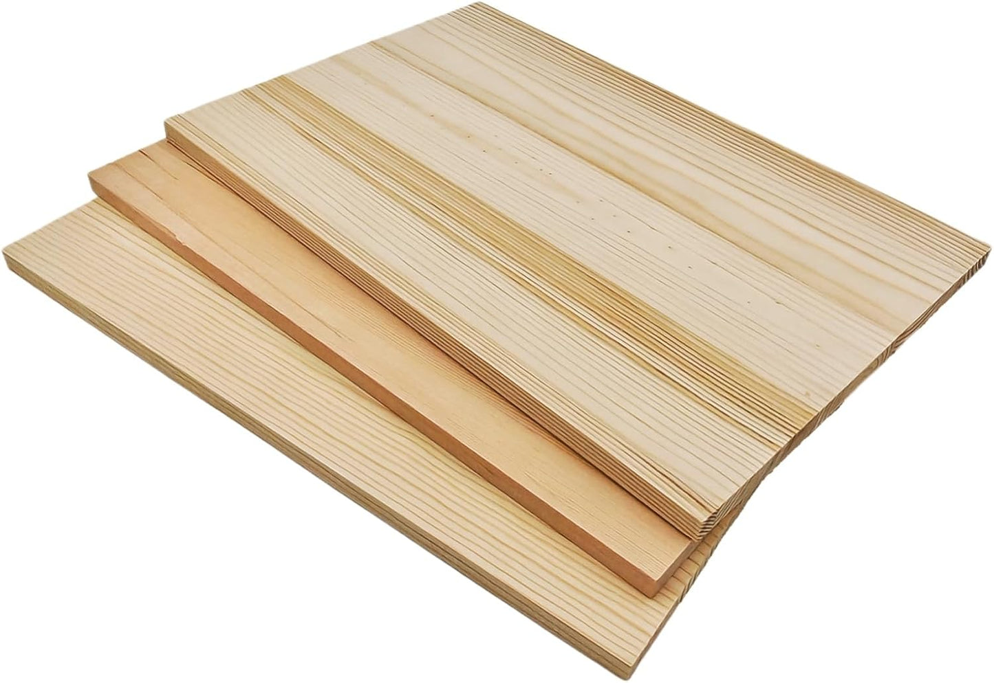 4PCS Rectangle Wood Boards Unfinished Wood Blocks for Crafting, 8x6x1in Blank Whittling Wooden Blocks for Wood Carving,Painting & Burning